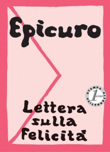 Lettera sulla felicità di Epicuro. Copertina dell'edizione Millelire.